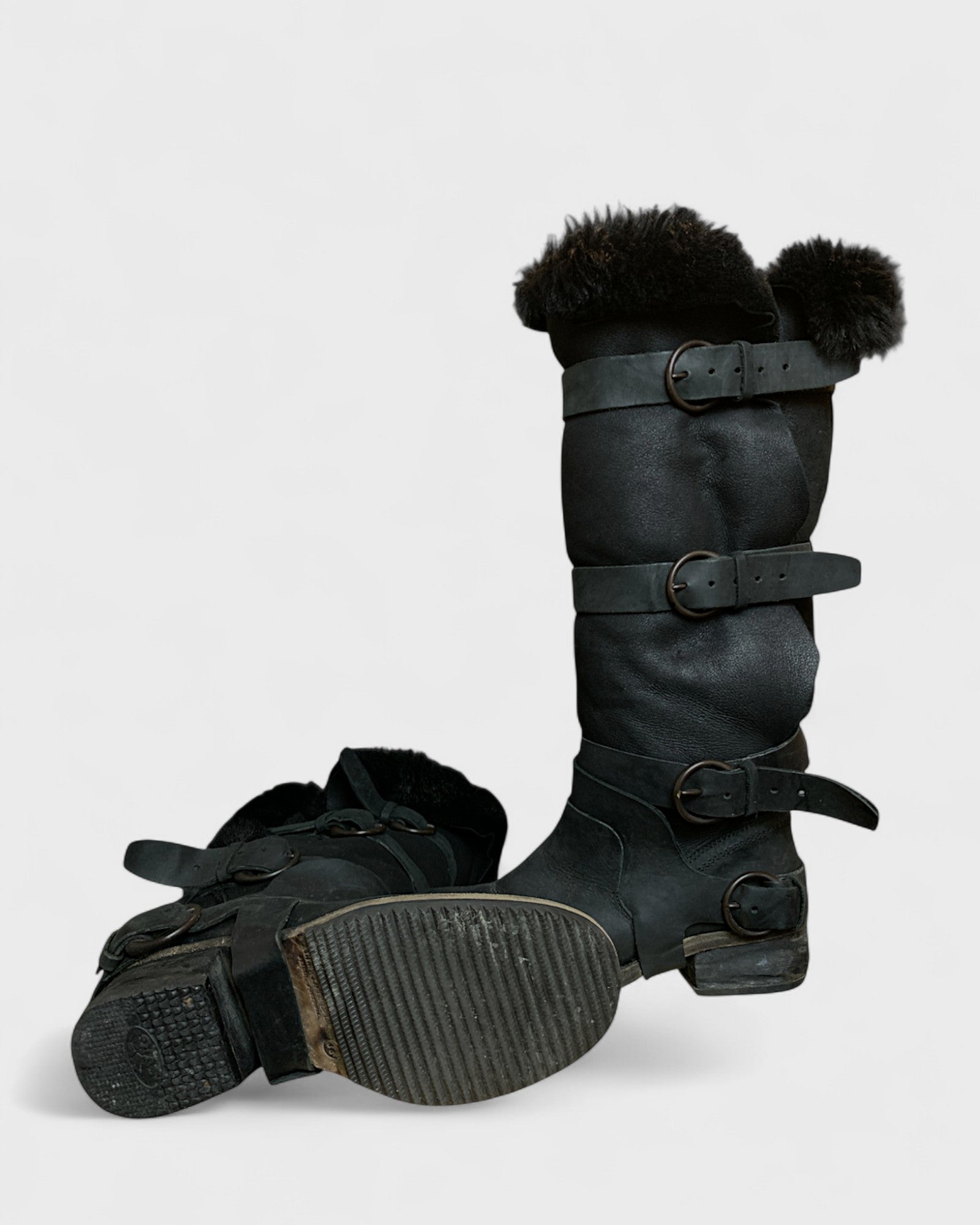 All Saints Furry Boots