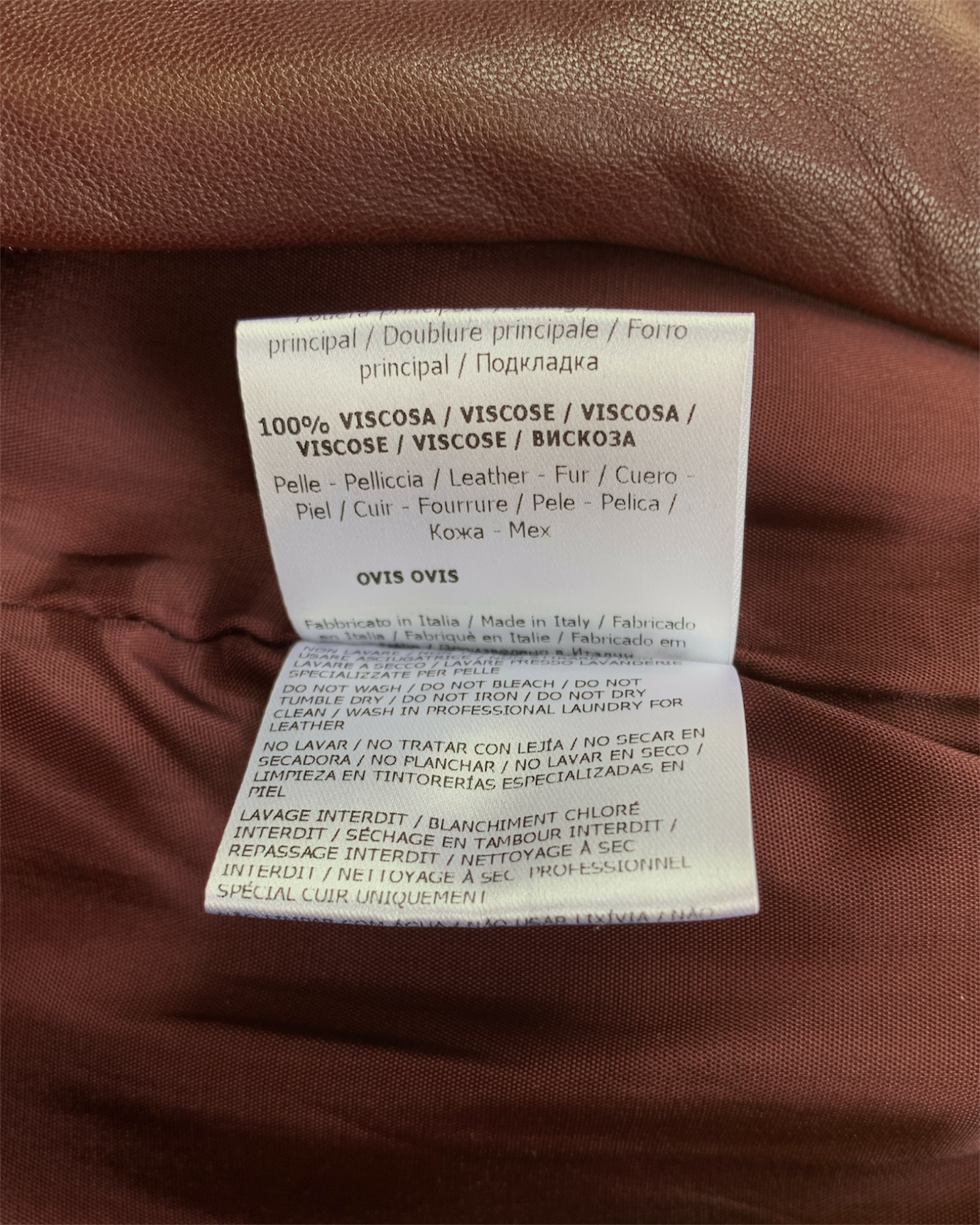 Jupe 100% cuir Twin-Set , S