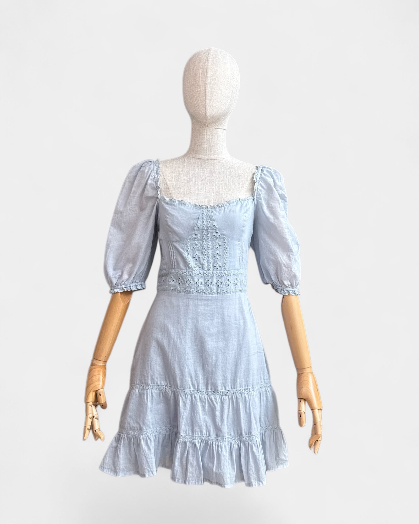 Robe en coton manches bouffantes Reformation , 6