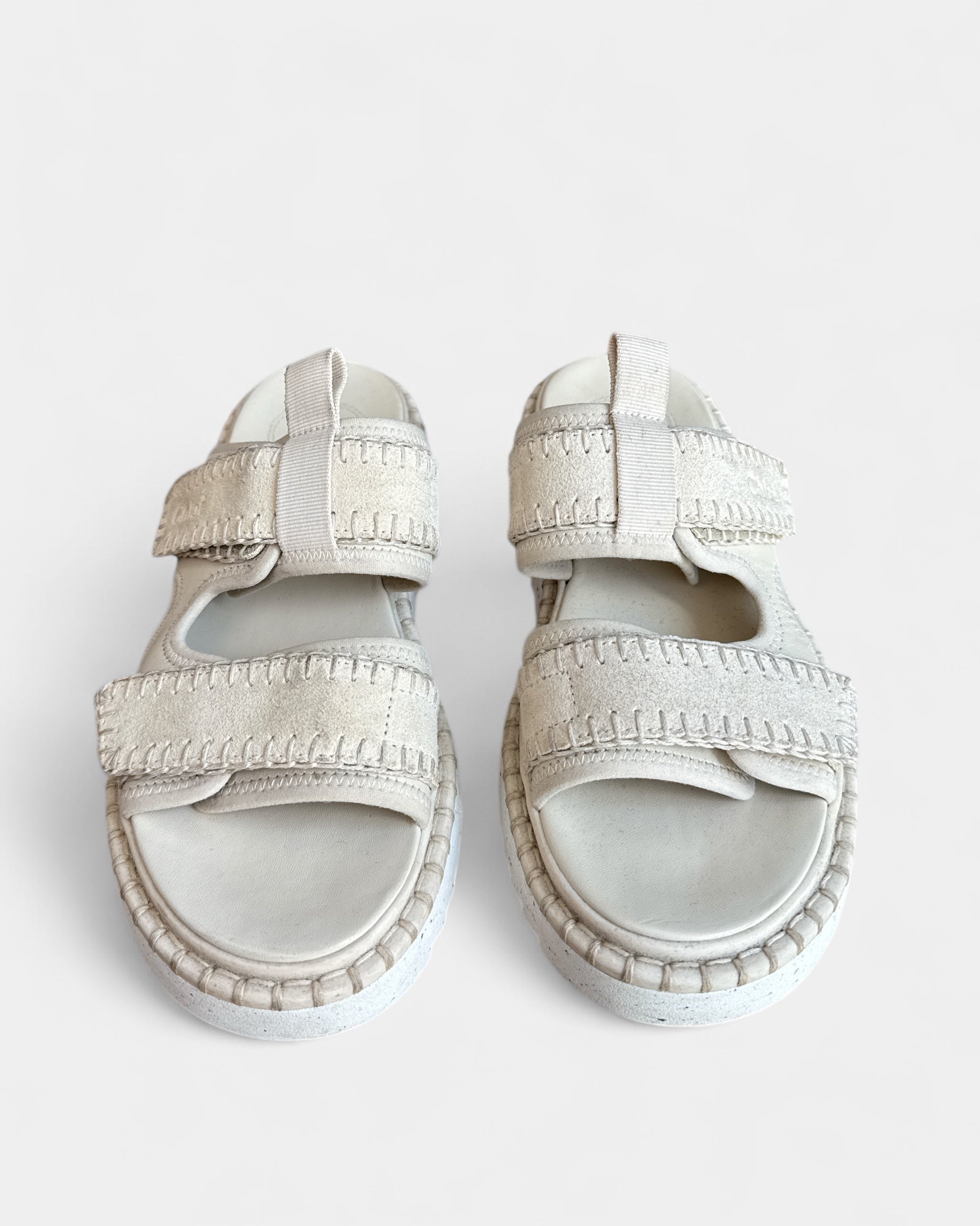 Sandales cuir Lilli Beige Chloé , 38