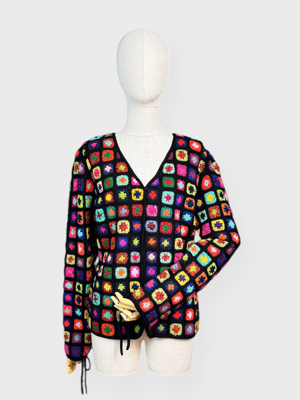 Cardigan crochet multicolore Kenzo Jeans , taille S